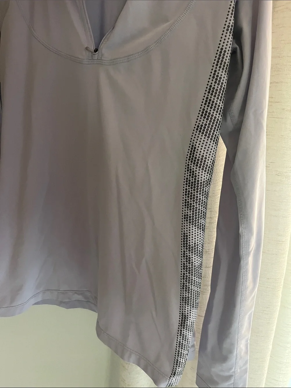 Nike Pro Lavender Dri-FIT Half-Zip Athletic Top